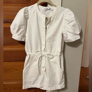 Zara button down romper